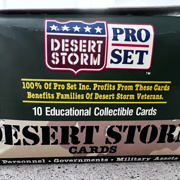 1991 35 packs ProSet Desert Storm Collectors Cards - Picture 3 of 8